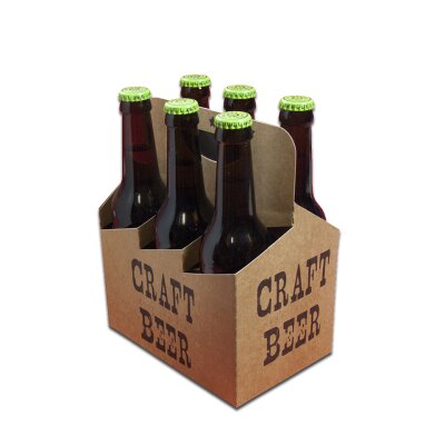 Sixpack Biertrger (0,33L) Craft-Beer