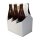 Sixpack Bierträger (0,5L) Weiß