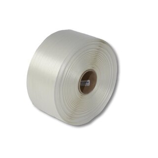 Textil (PETP)-Umreifungsband Umreifungsband, 19mmx600m, weiß