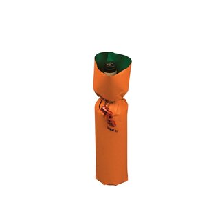 Packpapierrolle Color orange/grün, 0,75x4m