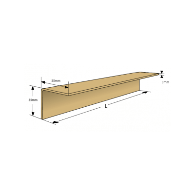 Kantenschutzwinkel 35 / 35 x 3 mm 700mm