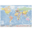 Geometro Politische Weltkarte XL, 1: 28.000.000, 140 x...