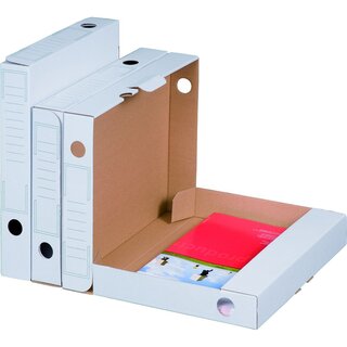 Archiv Ablagebox Bianco, weiß, Rückenbreite 5 cm