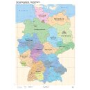 Verwaltungskarte Deutschland, basis, 1:1.000.000, politisch, Poster