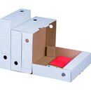 Archiv Ablagebox Bianco, weiß, Rückenbreite 7,5 cm