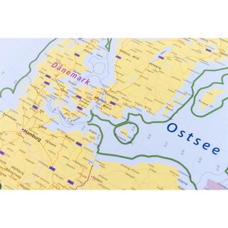 Geometro Europakarte XL, 1:4.000.000, 90x121cm