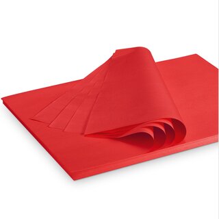 Seidenpapier - farbig Rot